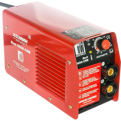 Сварочный инверторный аппарат BestWeld Хозяин 180A-CHN BW1240AC