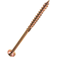 Шуруп Rusconnect CS 05090 с/нарез. д/дерева, потай, 5х90, 200 шт. Желтый цинк 310509i