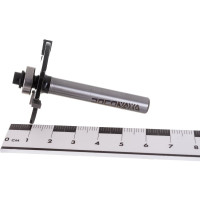 Фреза кромочная фальцевая с нижним подшипником серия 1023 (40x4x50 мм; Z3; хвостовик 8 мм) Росомаха 802313