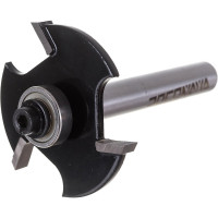 Фреза кромочная фальцевая с нижним подшипником серия 1023 (40x4x50 мм; Z3; хвостовик 8 мм) Росомаха 802313