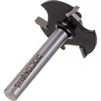 Фреза кромочная фальцевая с нижним подшипником серия 1023 (40x4x50 мм; Z3; хвостовик 8 мм) Росомаха 802313