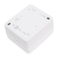 Двойной выключатель с подсветкой ЭРА 11-1405-01 IP54, 10АХ-250В, ОУ, Эксперт, белый Б0020677