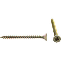 Потайной универсальный шуруп Метизный двор 3,5x40, желтый, 500 шт. 4607159063199