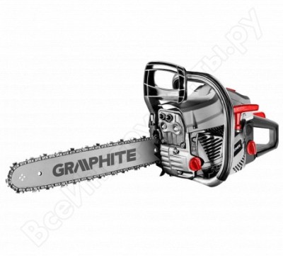 Graphite бензопила цепная 2000вт, направляющая шина 16400 мм 89g940