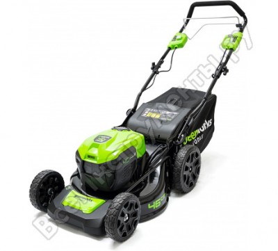 Greenworks газонокосилка 40v g-max 46 см 6 а.ч. акб и ЗУ gd40lm46sp 2506807uf