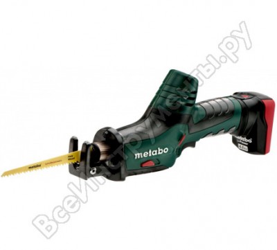 Metabo акк.ножовка 2x4.0ач liion metal powermaxx ase 10,8 602264750