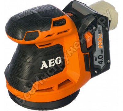 Aeg шлифмашина экс bex18-125 li-402c 4935451087
