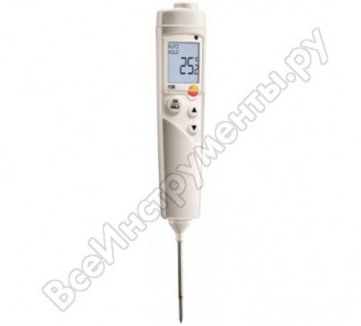 Testo термометр пищевой компактный testo 106 с сигналом тревоги 0560 1063