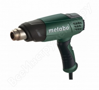 Metabo фен 2000 вт,эл-ка,кейс,2 насадки he 20-600 602060500