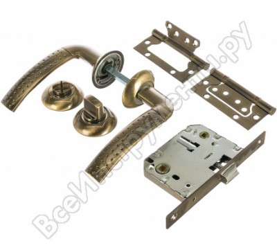 Фабрика замков Комплект для двери FZ SET 04-C 170 2H BK AB СТ-00000096