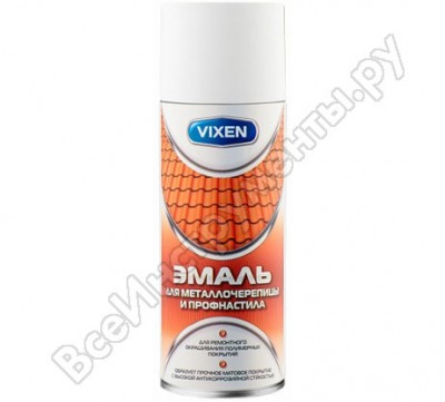 Astrohim эмаль для металлочерепицы и профнастила vixen vx-43003 ral аэрозоль, рубиново-красн. 52716