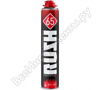 Kudo пена полиуретановая монтажная профессиональная rush firestop flex 65 rppf10u65