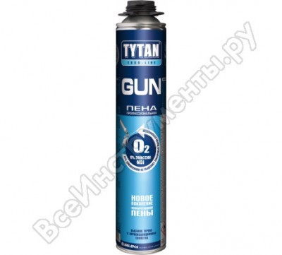 Tytan euro-line gun 02 пена профессиональная, летняя 750мл 19953