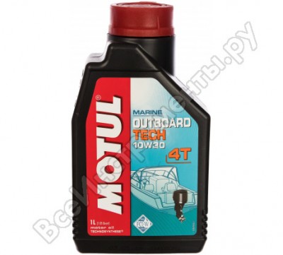 Масло для лодочных моторов MOTUL OUTBOARD TECH 4T 10W30 106453