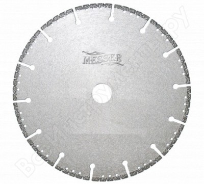 Алмазный диск по металлу MESSER 230D-2.8T-3W- 22.2 01-61-230