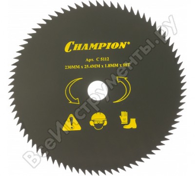 Champion Нож с остроугольными зубцами 80/230/25,4 C5112