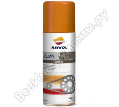 Repsol rp moto chain 400ml смазка аэрозоль 6104/r