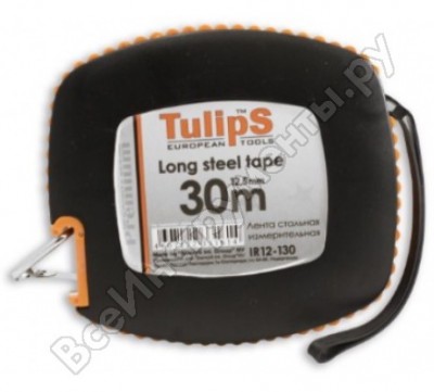 Tulips tools Лента измерительная 30 м сталь II12-130