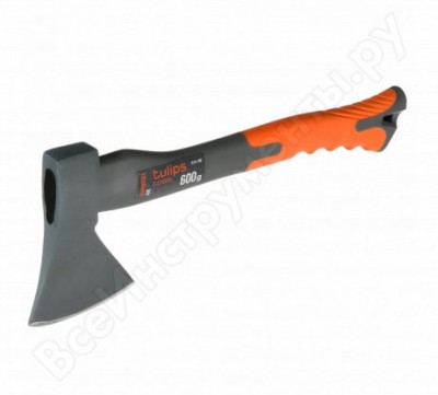 Tulips tools топор 600 г фибергласс короткая рукоятка is14-106