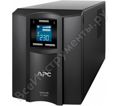 Apc источник бесперебойного питания smart-ups c 1000va lcd 230v smc1000i