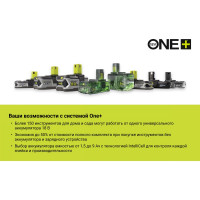 Аккумуляторный гвоздезабиватель Ryobi ONE+ R18N18G-120S 5133003860