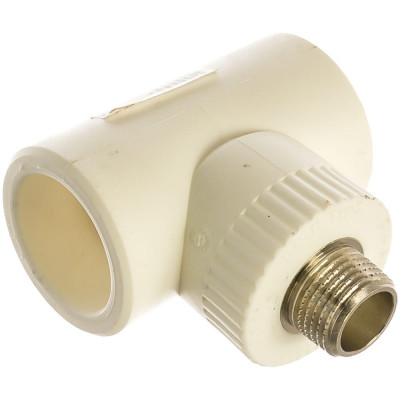 Pro aqua pp-r тройник комбинированный нр белый 32-1/2 pa25015b