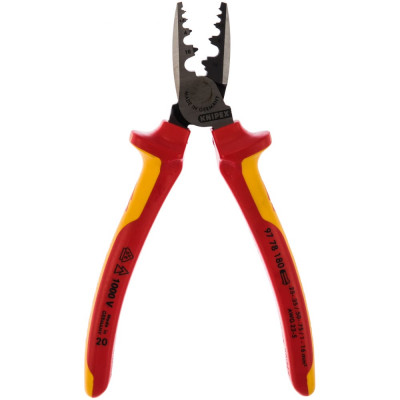 KNIPEX ИНСТРУМЕНТ ДЛЯ ОБЖИМА КОНТАКТНЫХ ГИЛЬЗ KN-9778180