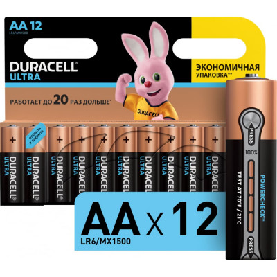 Батарейки Duracell LR6-12BL Ultra Power Б0038766