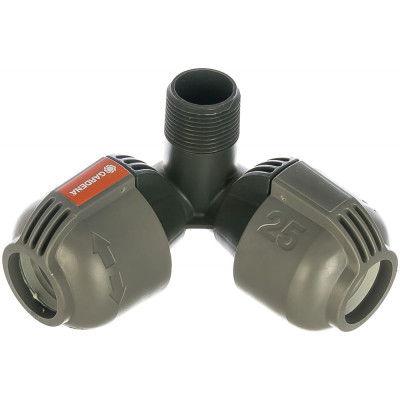 Gardena соединитель l-образный 25 мм x 3/4