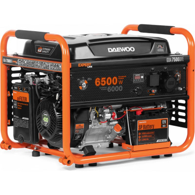 DAEWOO Генератор двухтопливный Бензин + Газ GDA 7500 DFE
