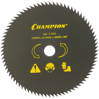 Champion Нож с остроугольными зубцами 80/230/25,4 C5112