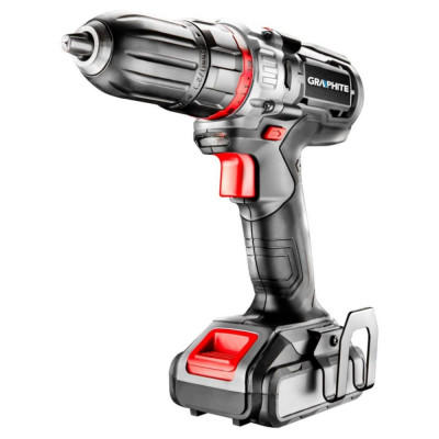 GRAPHITE Дрель-шуруповерт аккум 18V Li-Ion/1*2,0 кейс 58G221