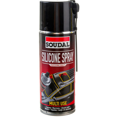 Soudal silicone spray - силиконовая смазка, 400 мл. 134154