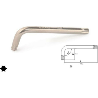 Izeltas ключ г-образн. torx т9 , 4910220009