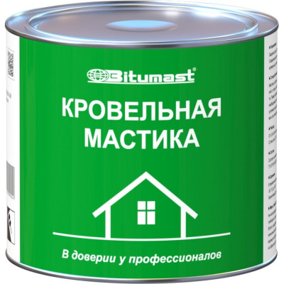 Bitumast мастика кровельная 2 л 4607952900042