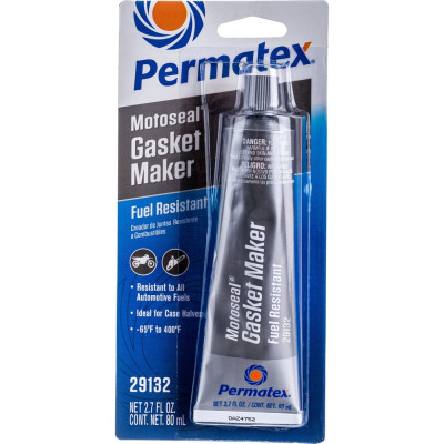 Permatex формирователь прокладок бензостойкий серый 80мл. 29132