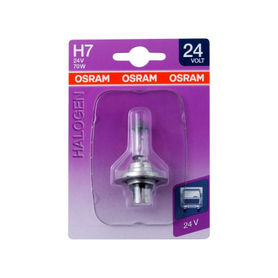 Osram автолампа h7 70 px26d 24v ,1,10 64215-01b