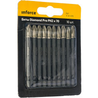 Inforce Биты 10шт. PH2x70 Diamond Pro 11-01-035