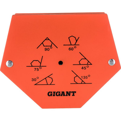 Gigant Угольник магнитный шестиугольник 75LBS G-0515