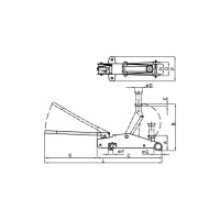 Подкатной домкрат СОРОКИН HobbyLine Jack 3.533