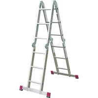 Шарнирная универсальная стремянка-трансформер 4х3 Krause Corda 085009