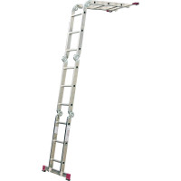 Шарнирная универсальная стремянка-трансформер 4х3 Krause Corda 085009