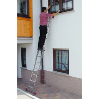 Шарнирная универсальная стремянка-трансформер 4х3 Krause Corda 085009