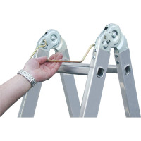 Шарнирная универсальная лестница Krause STABILO 123510