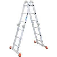 Шарнирная универсальная стремянка-трансформер Krause MONTO MULTIMATIC 4x3 120632