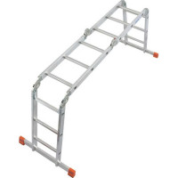 Шарнирная универсальная стремянка-трансформер Krause MONTO MULTIMATIC 4x3 120632