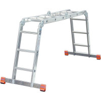 Шарнирная универсальная стремянка-трансформер Krause MONTO MULTIMATIC 4x3 120632