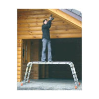 Шарнирная универсальная стремянка-трансформер Krause MONTO MULTIMATIC 4x3 120632