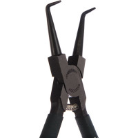 Щипцы для стопорных колец изогнутые сжим 9" Jonnesway AG010006