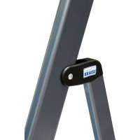 Стремянка, анодированные боковины Krause MONTO SECURO, 4 ступени 126429